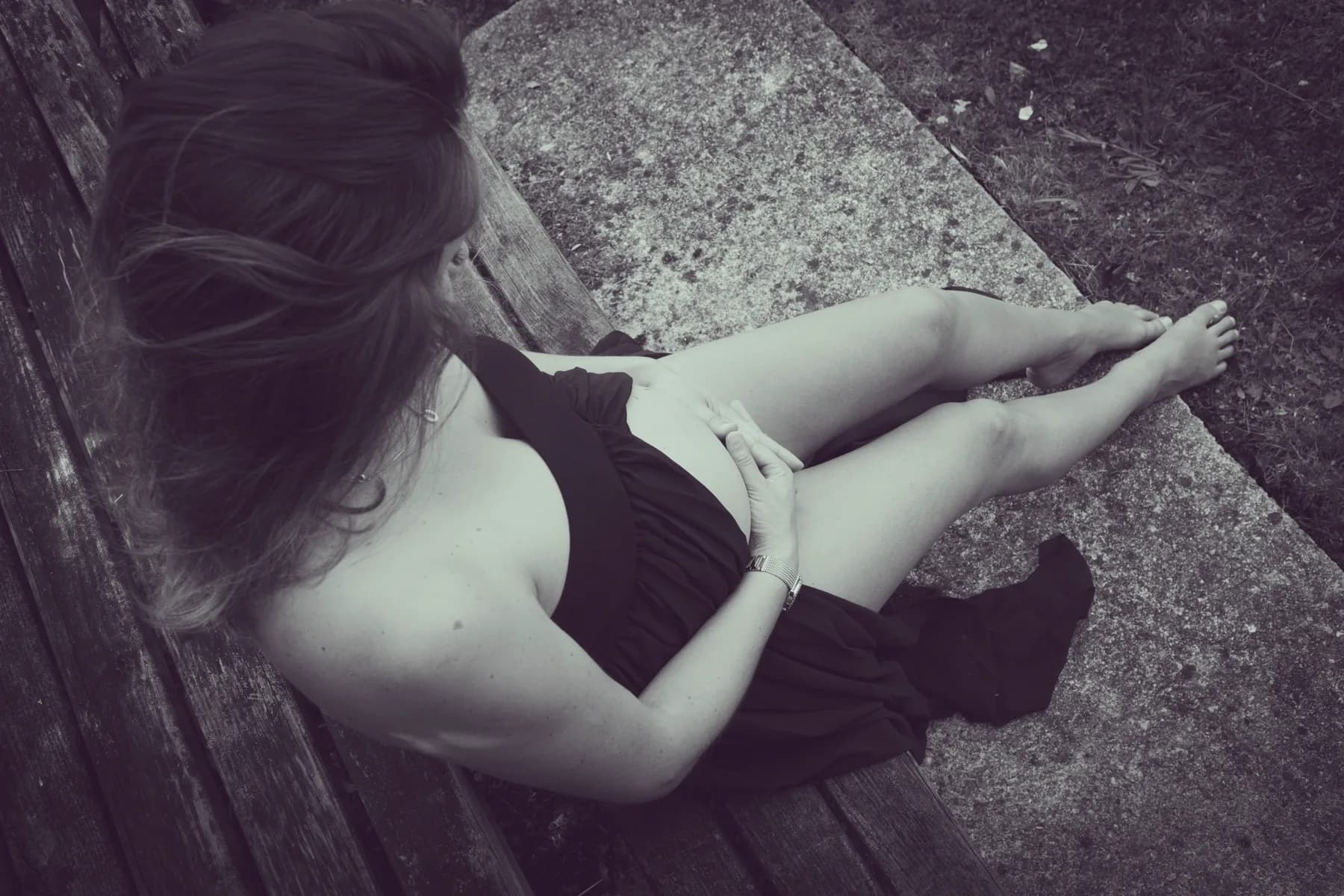 Séance grossesse par Justine Mondon
