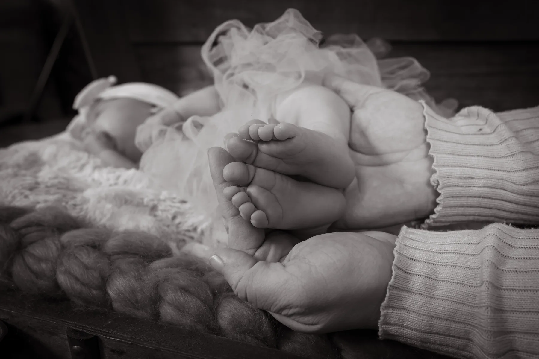 Séance bébé par Justine Mondon